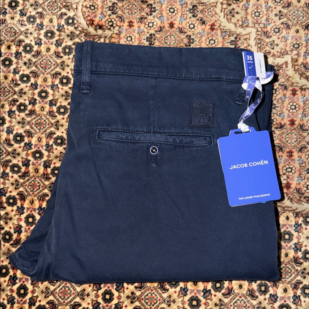 Jacob Cohen Dark Blue Trousers